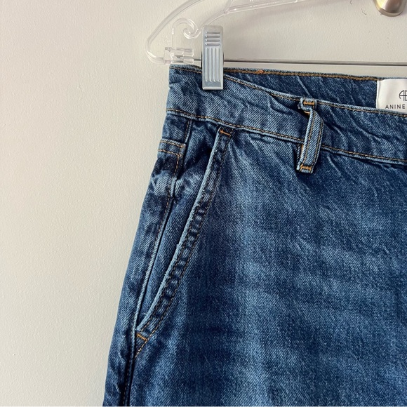 Anine Bing BRILEY JEAN Arctic Blue Relax Fit Size 28 - Picture 6 of 12